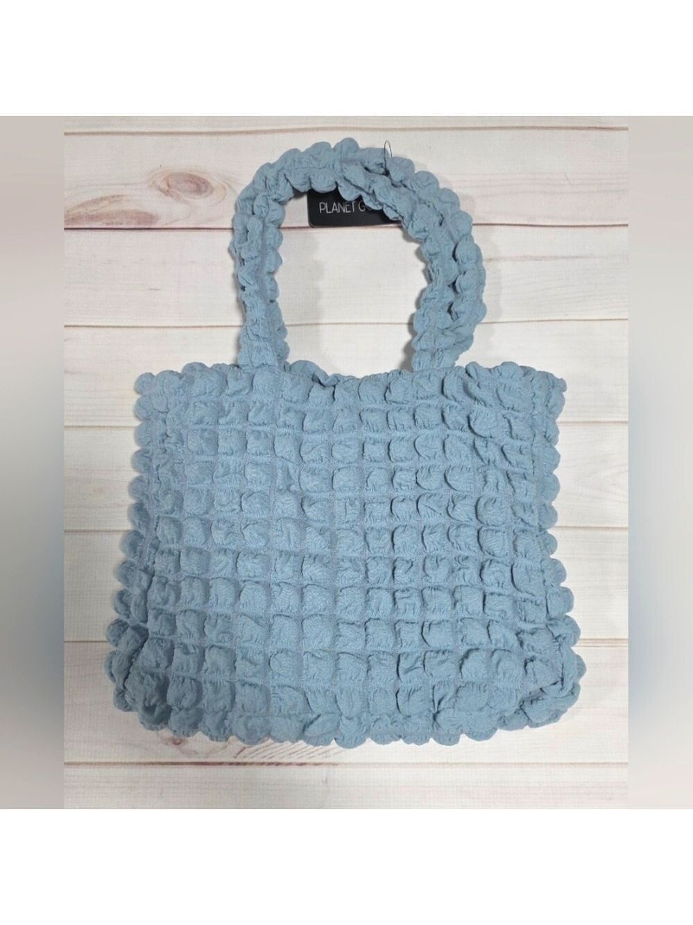 Planet Gold Sky Blue Bubble Bag NWT